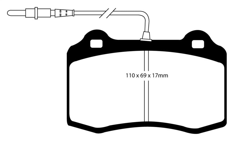 EBC GreenStuff Front Brake Pads - DP21031 EBC
