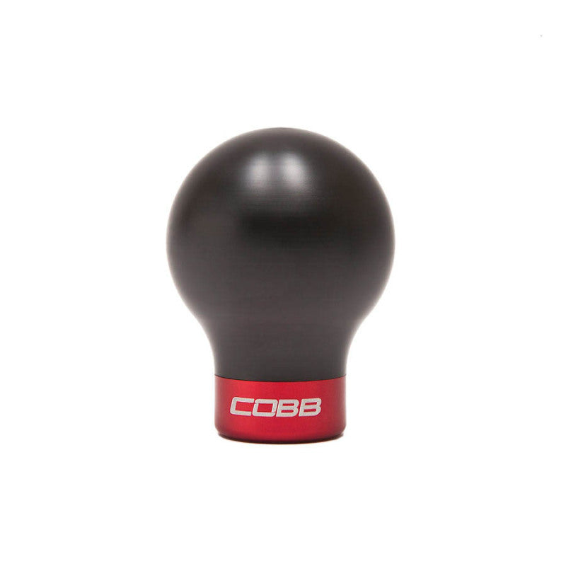 COBB Subaru 6-Speed COBB Shift Knob - Black w/Race Red Collar (Non-Weighted) 213350-RD