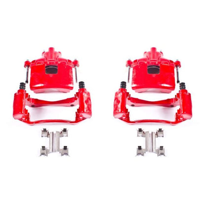 Power Stop 05-09 Buick Allure Front Red Calipers w/Brackets - Pair PowerStop