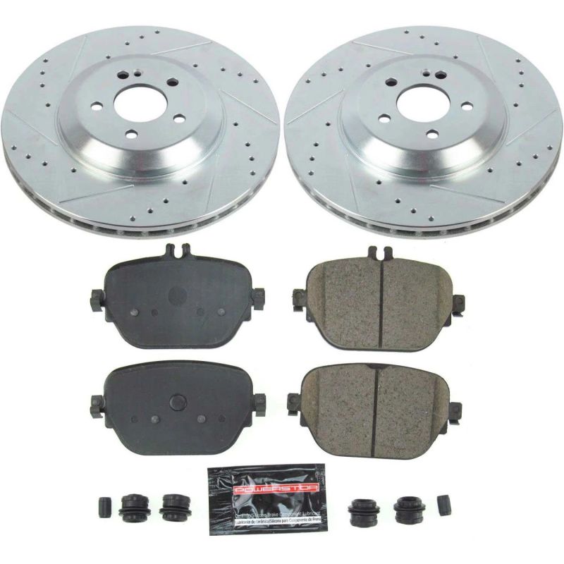 Power Stop 17-18 Mercedes-Benz E43 AMG Rear Z23 Evolution Sport Brake Kit