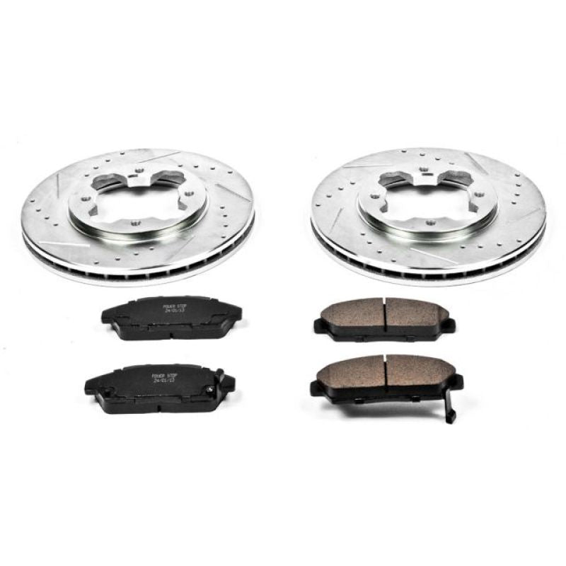 Power Stop 90-93 Honda Accord Front Z23 Evolution Sport Brake Kit PowerStop