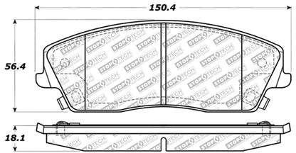 StopTech Street Disc Brake Pads - 305.10560 Stoptech