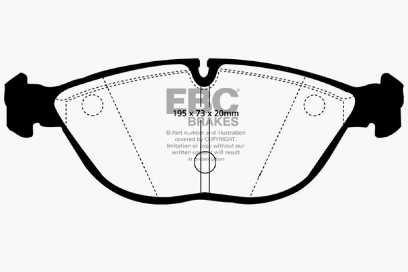 EBC Ultimax2 Front Brake Pads - UD682 EBC