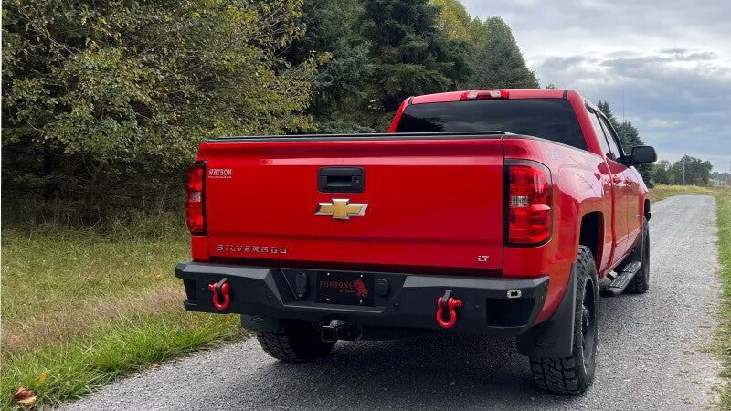 Fishbone Offroad 14-18 Chevy Silverado 1500 Rockfish Rear Bumper Fishbone Offroad