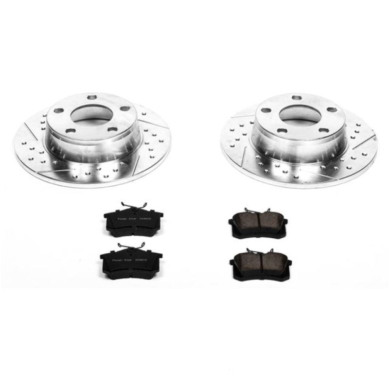 Power Stop 99-04 Audi A6 Quattro Rear Z23 Evolution Sport Brake Kit PowerStop