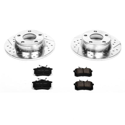 Power Stop 99-04 Audi A6 Quattro Rear Z23 Evolution Sport Brake Kit PowerStop