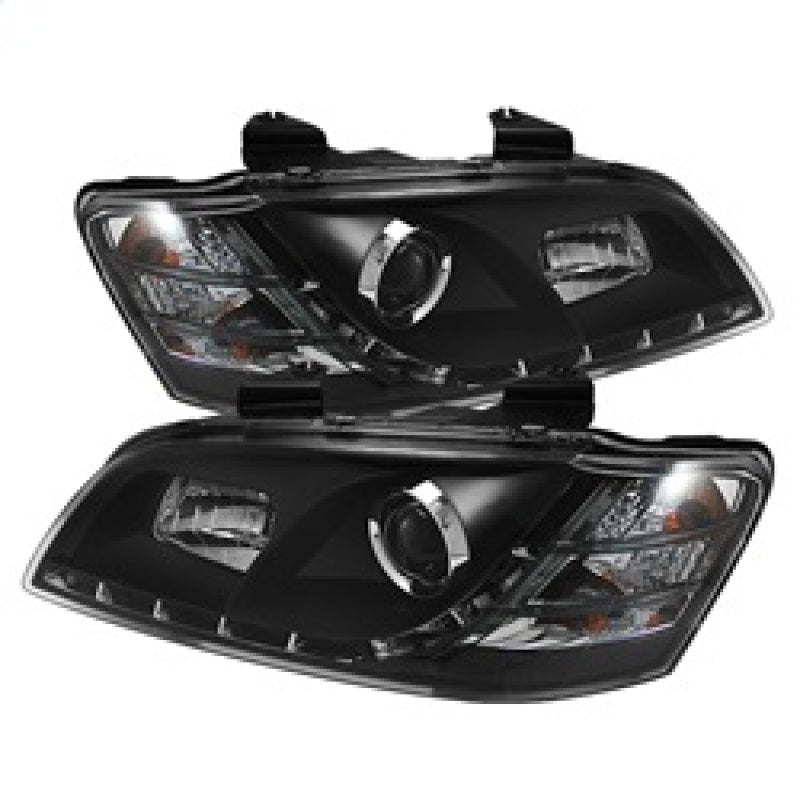 Spyder Pontiac G8 08-09 Projector Headlights DRL Black High H1 Low H7 PRO-YD-PG808-DRL-BK SPYDER