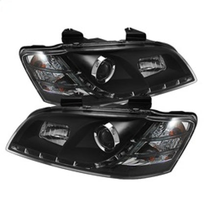 Spyder Pontiac G8 08-09 Projector Headlights DRL Black High H1 Low H7 PRO-YD-PG808-DRL-BK SPYDER