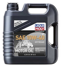 Load image into Gallery viewer, LIQUI MOLY 4L Motorbike 4T 10W40 Offroad