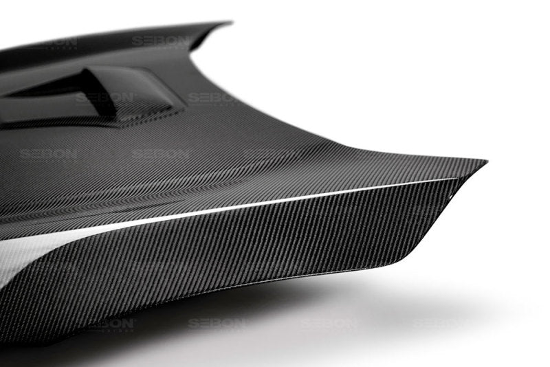 Seibon TR-style carbon fiber hood for 2016-2021 Honda Civic 2DR/4DR- HD16HDCV-TR