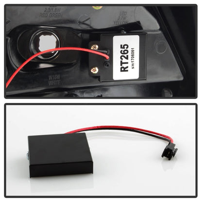 Spyder 12-14 Ford Focus 5DR LED Tail Lights - Black Smoke (ALT-YD-FF12-LED-BSM) SPYDER