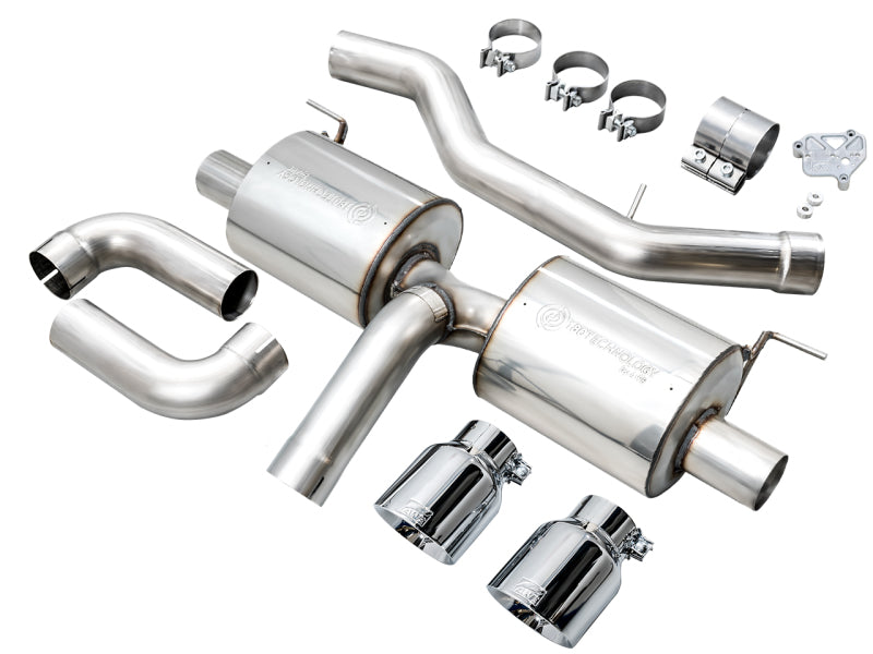 AWE 19-23 BMW 330i / 21-23 BMW 430i Base G2X Touring Axle Back Exhaust - Chrome Silver AWE Tuning