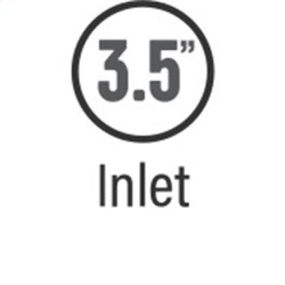 MagnaFlow Tip Stainless Double Wall Round Single Outlet Polished 4.5in DIA 3.5in Inlet 12in Length Magnaflow