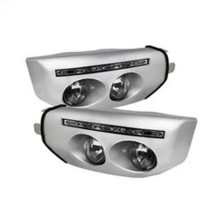 Spyder Toyota FJ Cruiser 07-14 Fog Lights W LED Daytime Running Lights w/swch- Clear FL-DRL-TFJ07-C SPYDER