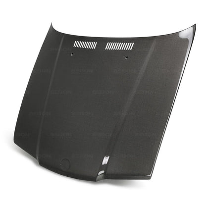 Seibon OEM-style carbon fiber hood for 1992-1999 BMW 3 series 2dr and 1995-1999 BMW M3 2dr - HD9298BMWE362D-OE