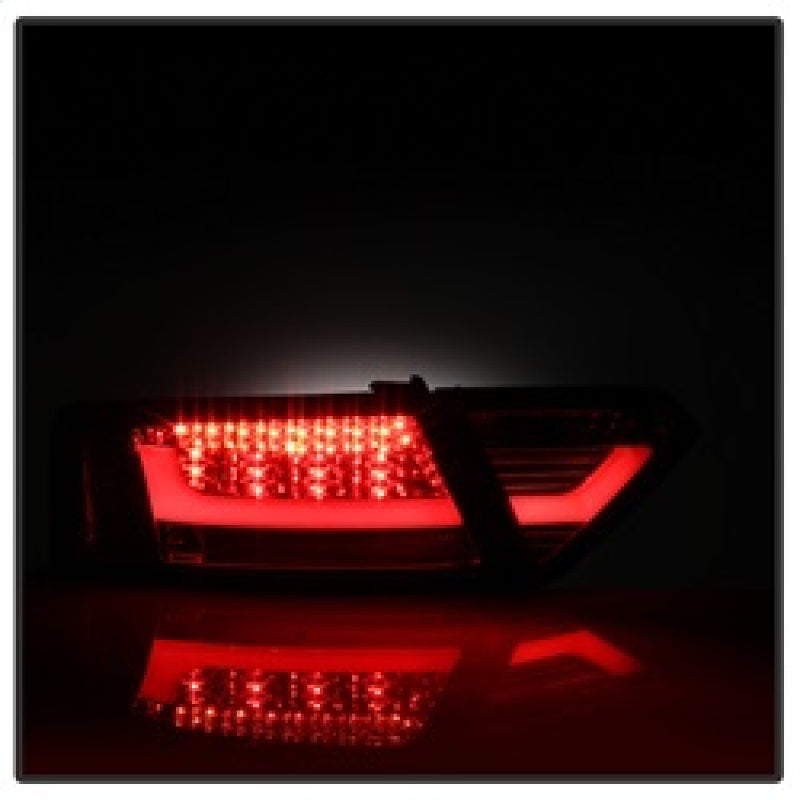 Spyder 08-12 Audi A5 LED Tail Lights - Red Clear ALT-YD-AA508V2-LED-RC SPYDER