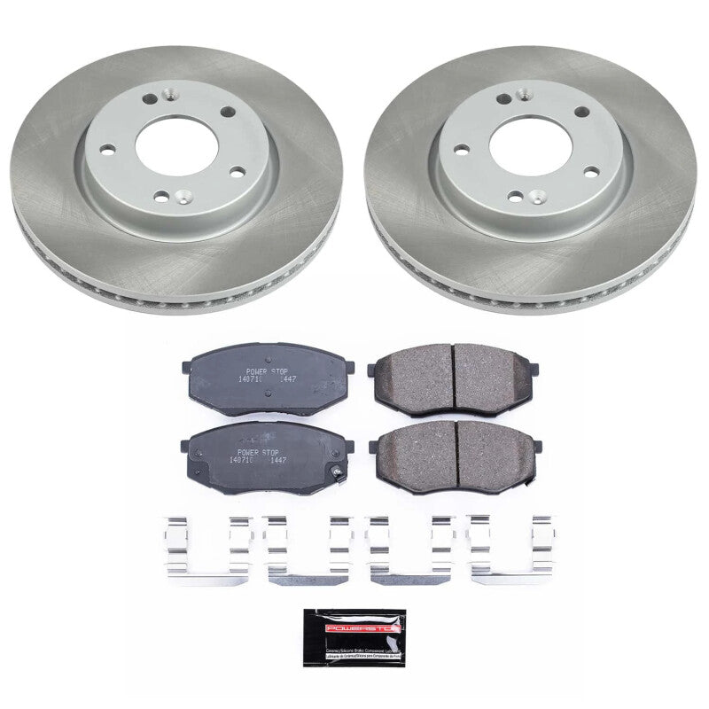 Power Stop 2011 Kia Sportage Front Semi-Coated Rotor Kit PowerStop