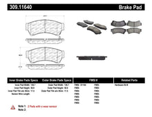 Load image into Gallery viewer, StopTech Performance 06-10 Ford Fusion / 07-10 Lincoln MKZ / 06-09 Mazda 6 Front Brake Pads