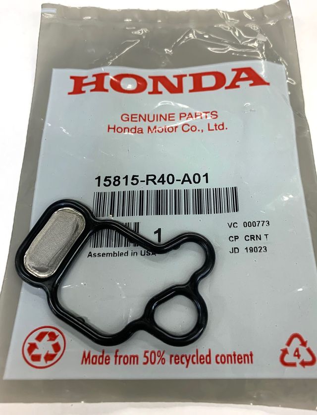 OEM Honda Filter Assembly, Spool Valve - Honda (15815-R40-A01) X1