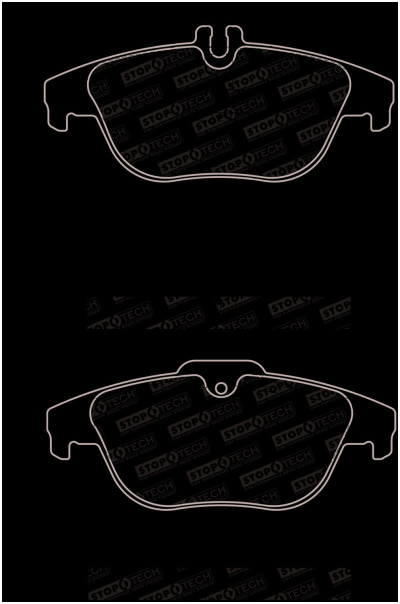 StopTech Premium Ceramic Rear Brake Pads - 308.13411 Stoptech