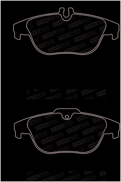 StopTech Premium Ceramic Rear Brake Pads - 308.13411 Stoptech