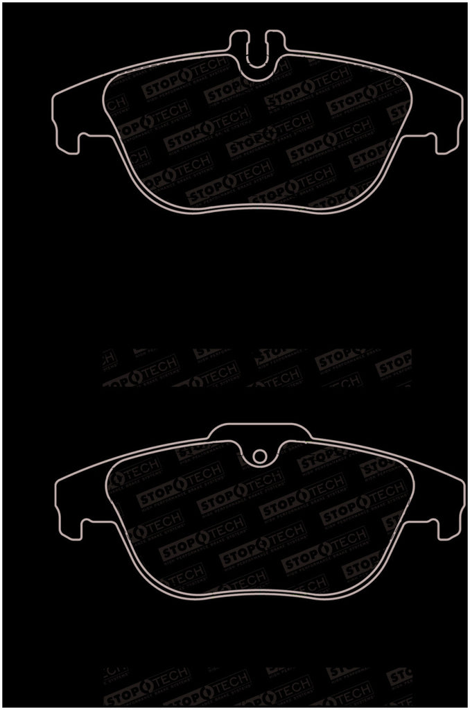 StopTech Premium Ceramic Rear Brake Pads - 308.13411