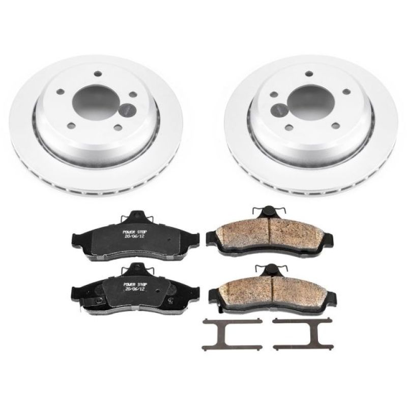 Power Stop 94-96 Chevrolet Caprice Rear Z17 Evolution Geomet Coated Brake Kit PowerStop