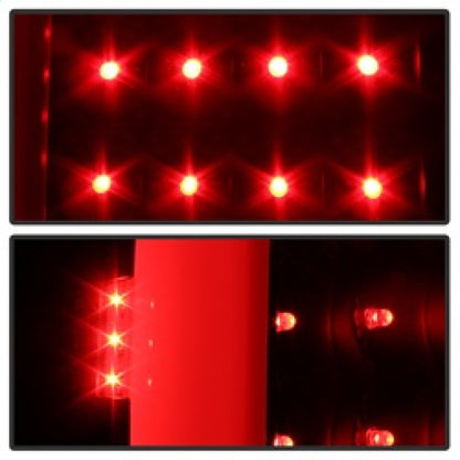 xTune 07-13 GMC Sierra 1500 LED Tail Lights - Black Smoke (ALT-ON-GS07-G2-LED-BSM) SPYDER