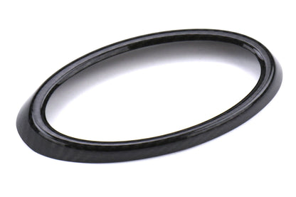 OLM LE Dry Carbon Fiber Front Emblem Frame Overlay - 2018-2021 Subaru WRX / STI