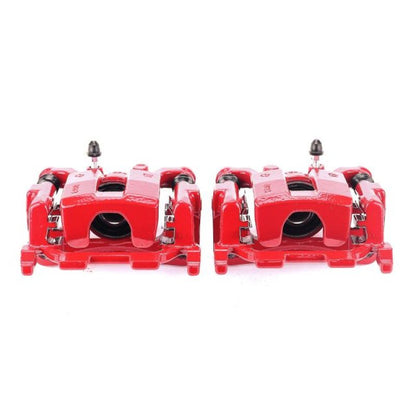 Power Stop 09-14 Nissan Maxima Rear Red Calipers w/Brackets - Pair PowerStop