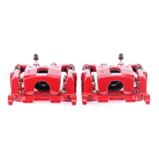 Power Stop 09-14 Nissan Maxima Rear Red Calipers w/Brackets - Pair PowerStop