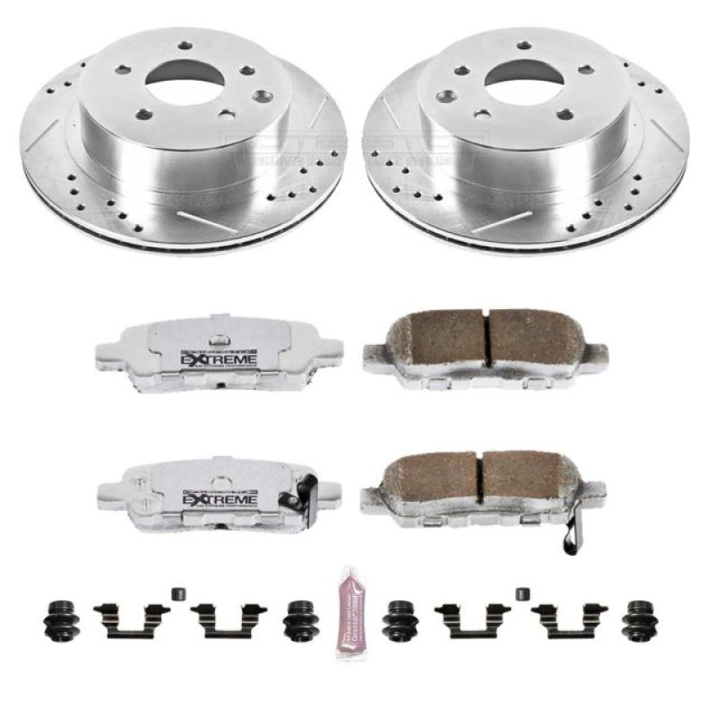 Power Stop 03-05 Infiniti G35 Rear Z26 Street Warrior Brake Kit PowerStop