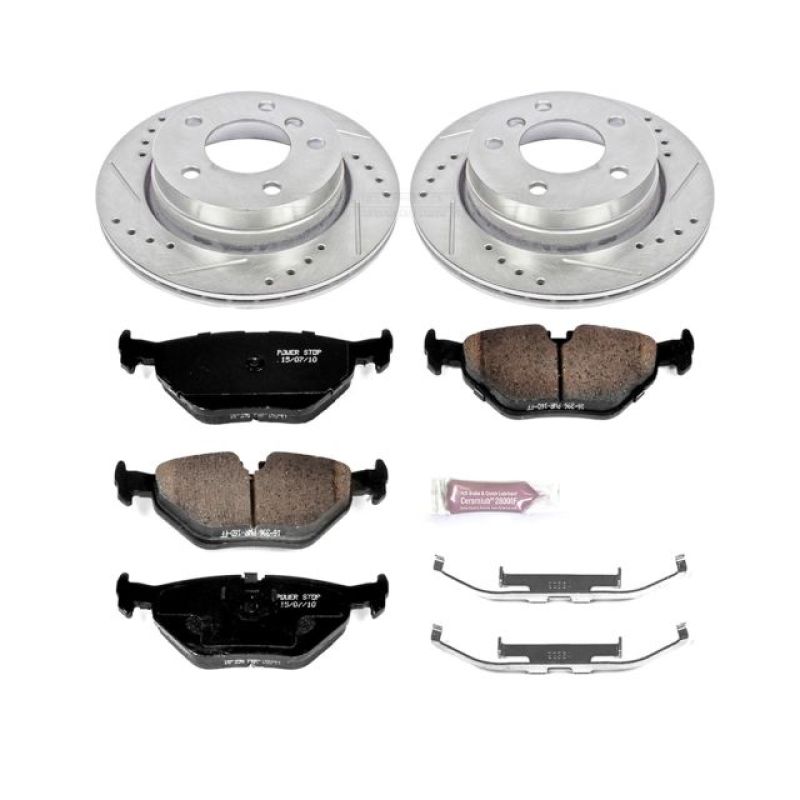 Power Stop 98-99 BMW 323i Rear Z23 Evolution Sport Brake Kit PowerStop