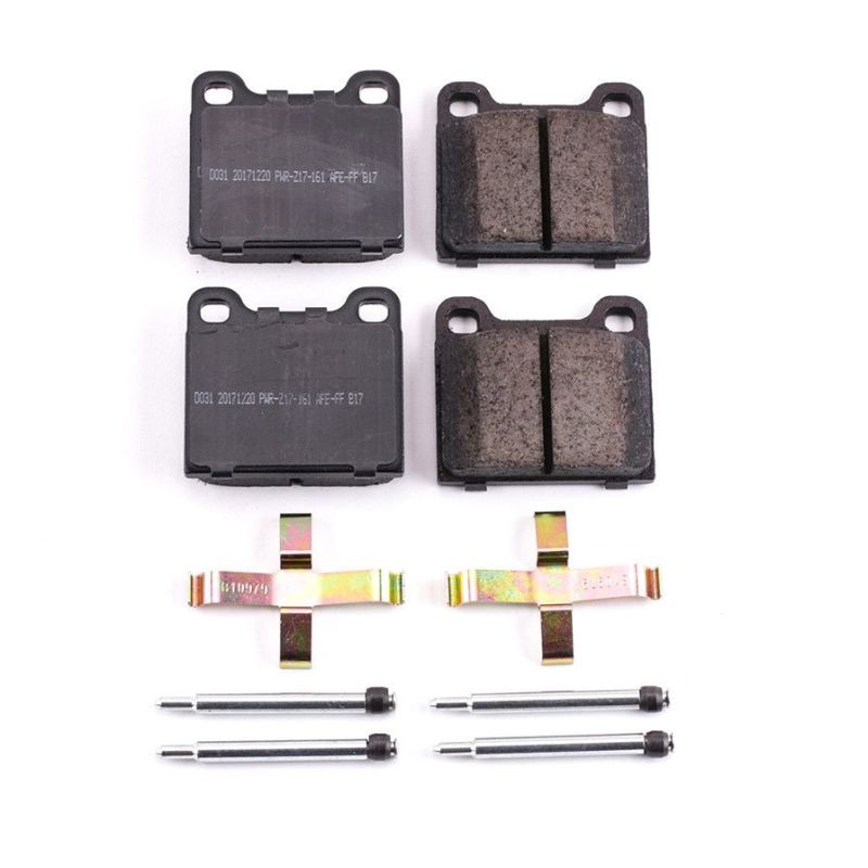 Power Stop 88-91 Mercedes-Benz 300SE Rear Z17 Evolution Ceramic Brake Pads w/Hardware PowerStop