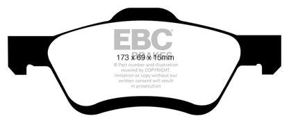 EBC GreenStuff Front Brake Pads - DP61709 EBC