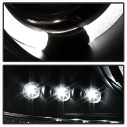 Spyder GMC Sierra 1500/2500 99-06 Projector Headlights LED Halo LED Blk Smke PRO-YD-CDE00-HL-BSM SPYDER