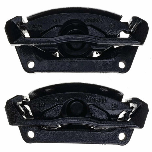 Power Stop 11-18 Ram 1500 Rear Black Calipers - Pair (w/Bracket) PowerStop