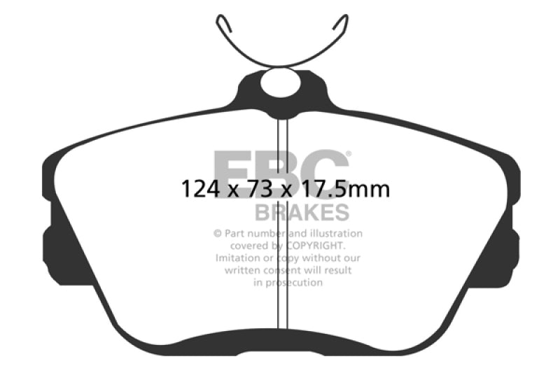 EBC Ultimax2 Front Brake Pads - UD598 EBC