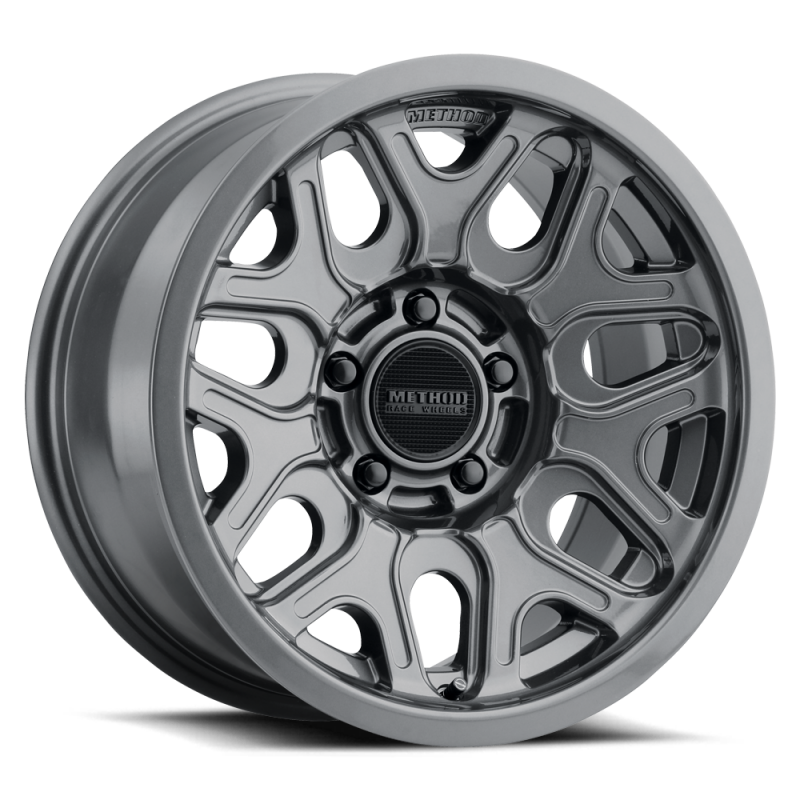 Method MR322 / 20x10 / 8x180 BP / -18ET / 4.76in BS / 130.81mm CB - Gloss Titanium Wheel