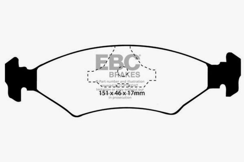 EBC GreenStuff Rear Brake Pads - DP2415 EBC