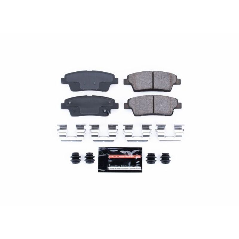 Power Stop 17-19 Genesis G80 Rear Z23 Evolution Sport Brake Pads w/Hardware PowerStop