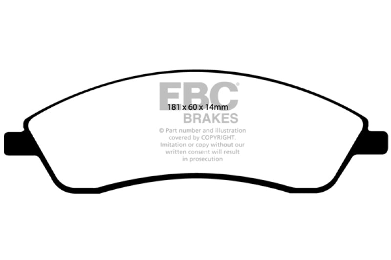 EBC YellowStuff Front Brake Pads - DP41692R EBC