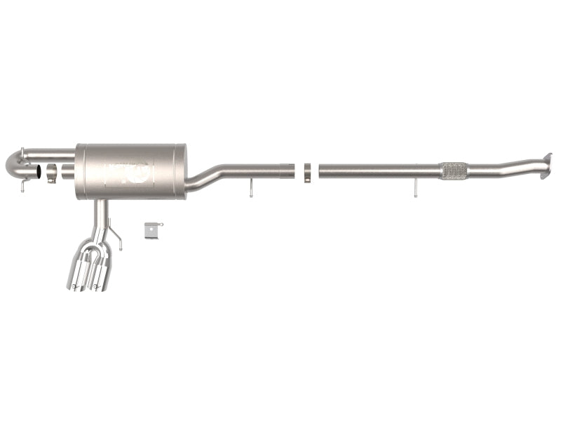 afe Rebel Series Cat-Back Exhaust System GM Colorado/Canyon 23-25 L4-2.7L (t)