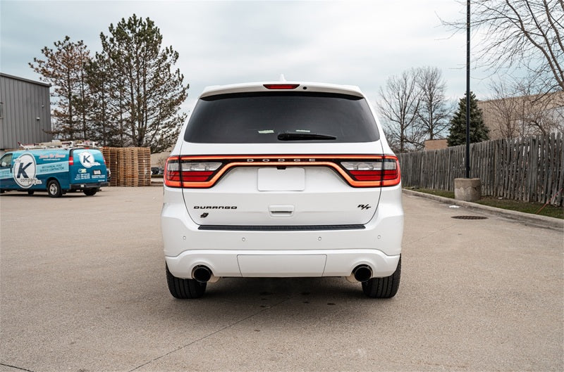 Corsa 11-23 Dodge Durango Xtreme 2.5in Cat-Back Dual Rear Exit w/ Single 4.5in Black PVD Tips CORSA Performance