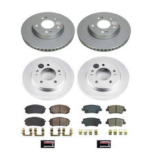 Load image into Gallery viewer, Power Stop 21-22 Hyundai Elantra Front &amp; Rear Z17 Coated Brake Kit