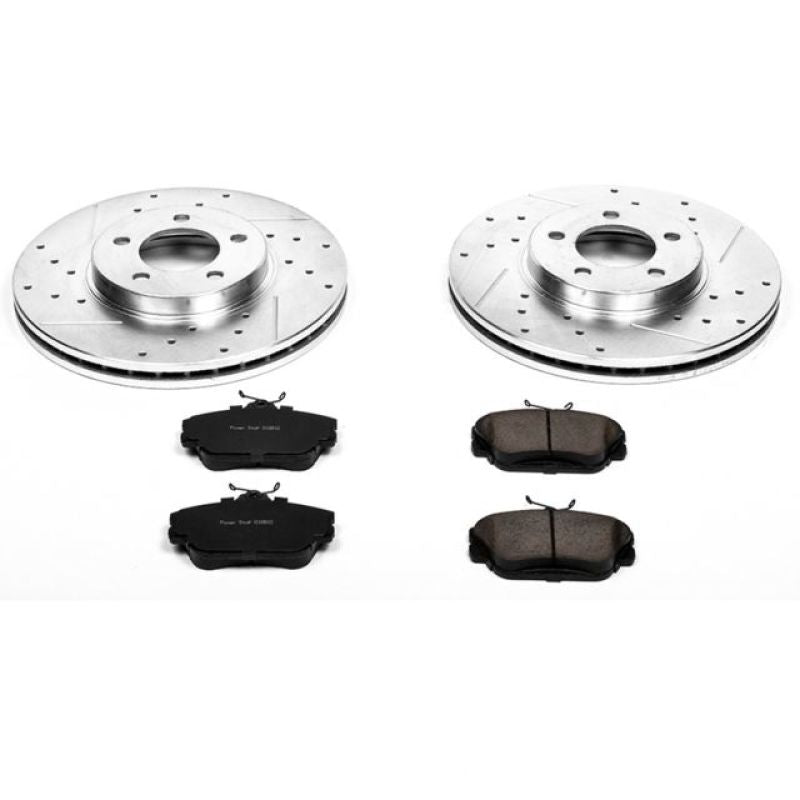 Power Stop 96-99 Ford Taurus Front Z23 Evolution Sport Brake Kit PowerStop