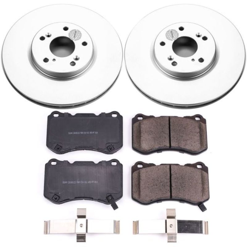 Power Stop 04-08 Acura TL Front Z17 Evolution Geomet Coated Brake Kit PowerStop