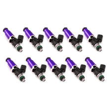 Load image into Gallery viewer, Injector Dynamics ID1050X Injectors 14mm (Purple) Adaptors (Set of 10) - 1050.60.14.14.10