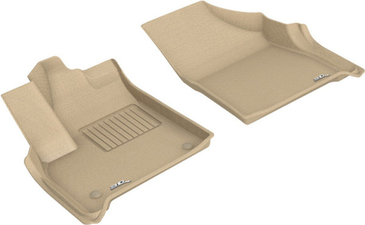 3D MAXpider L1LX04301509 2010-2013 Lexus GX Kagu 1st & 2nd & 3rd Row Floormats - Black