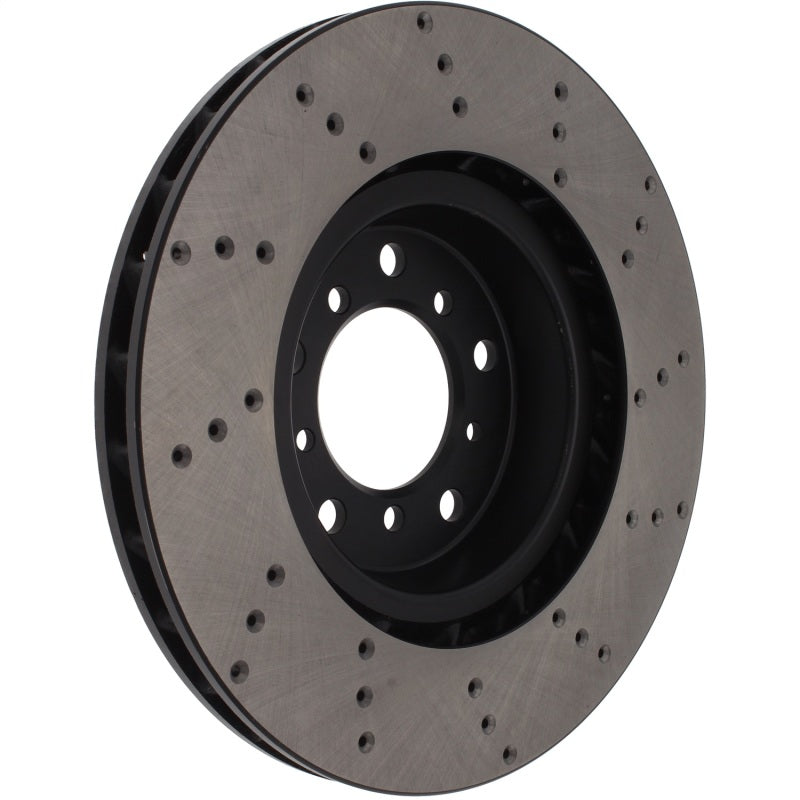 StopTech 01-06 BMW M3 Drilled Right Front CRYO Rotor Stoptech